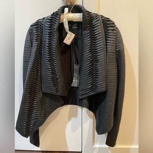 NEW C Luce Faux Leather Jacket